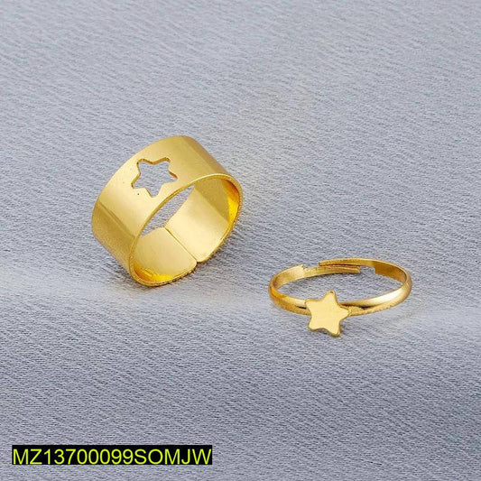 Golden Star Rings For Couples & Friends