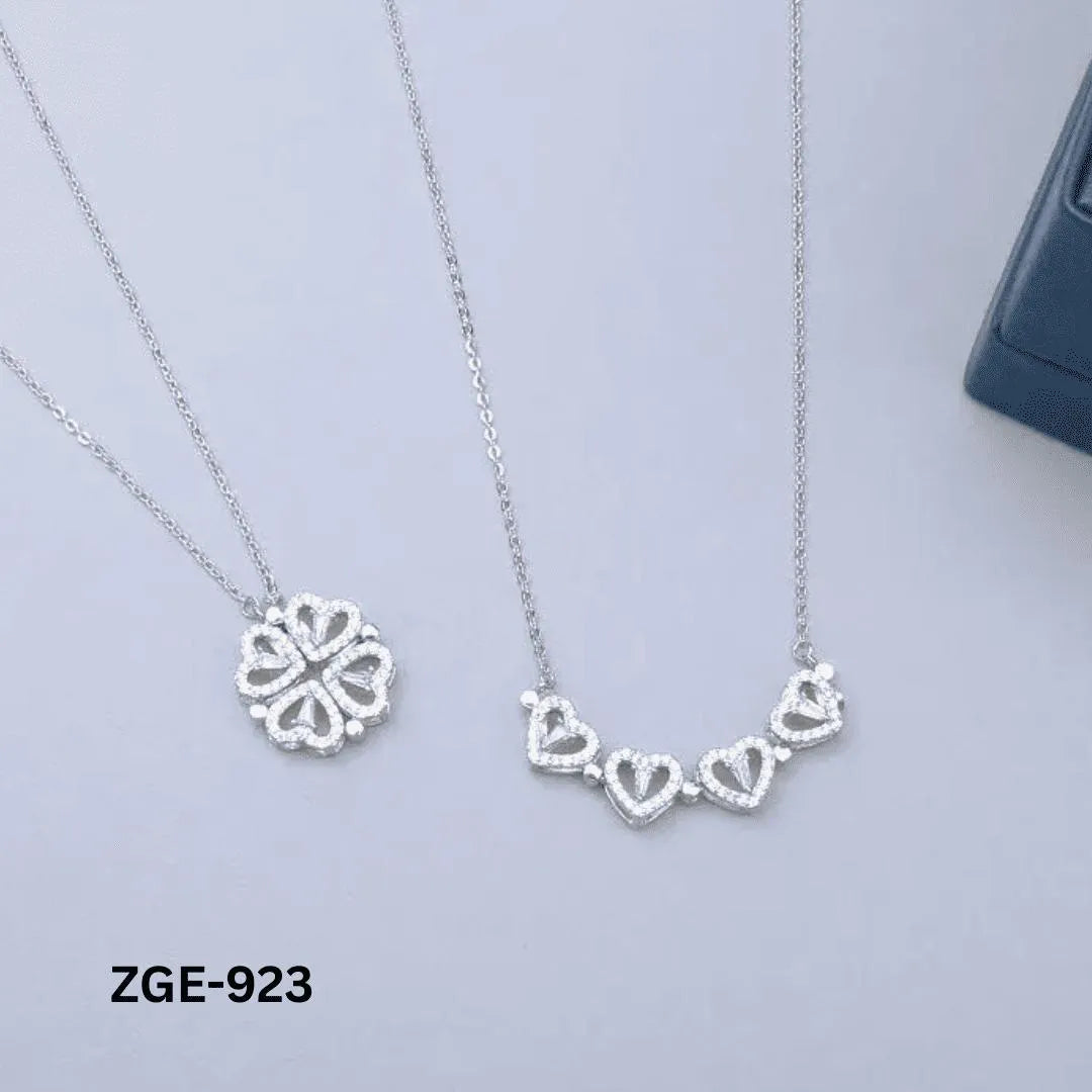 Golden silver necklace for women daily wear