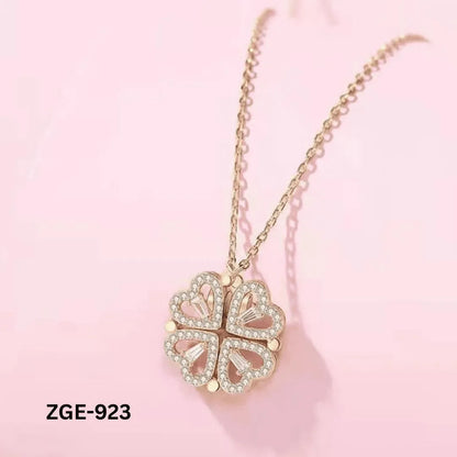 Golden silver necklace for women daily wear