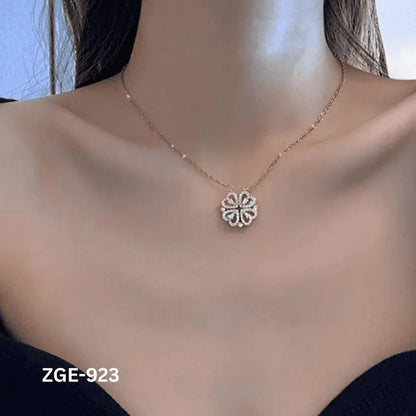 Golden silver necklace for women daily wear