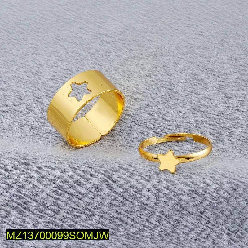 Golden Star Rings For Couples & Friends