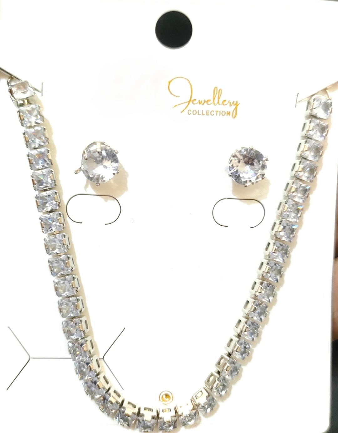 Green Crystal Pendant Set for Women Wedding Party Wear