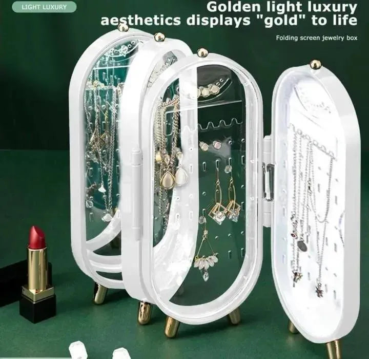 Green 3-D Jewellery Display Box for Home Decor